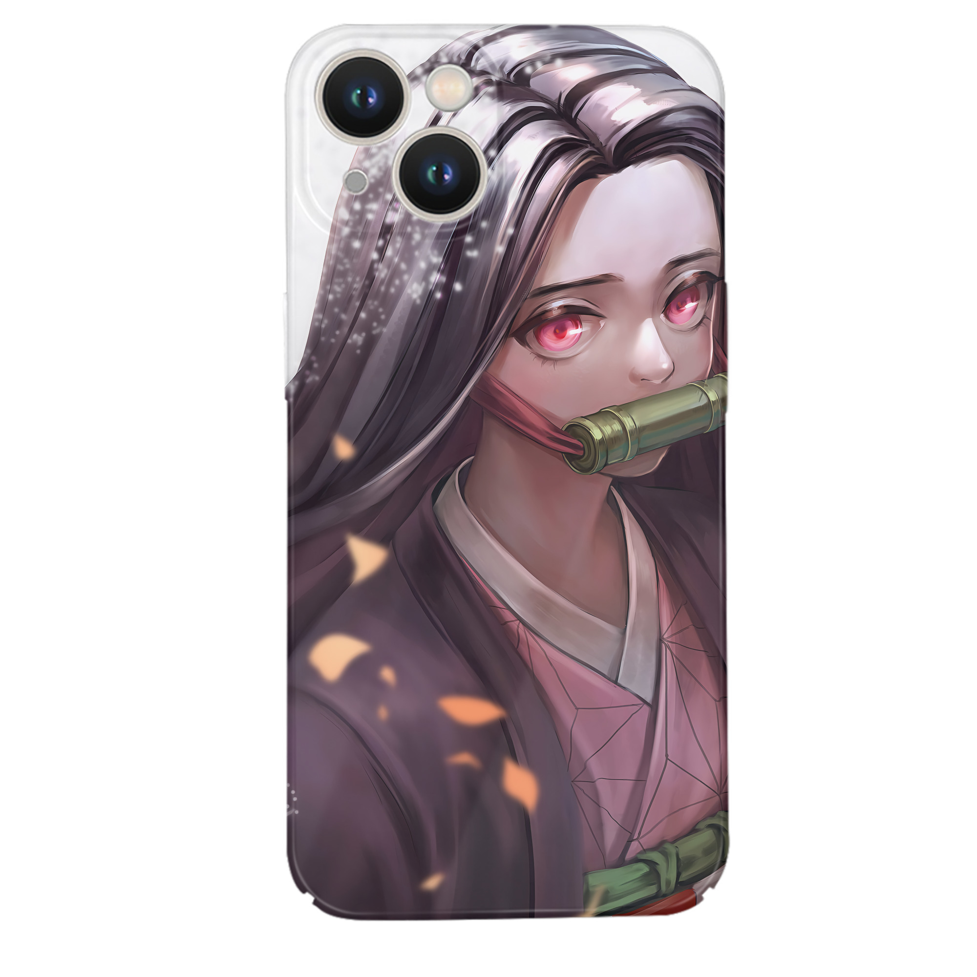（画像用） 鬼滅の刃（きめつのやいば）竈門 禰󠄀豆子／かまど ねずこ Kamado Nezuko 【iPhone 14シリーズ対応】ハードケース